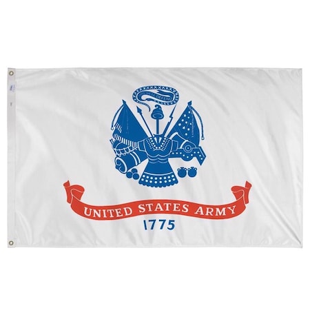 Valley Forge Valley Forge Military Army Flag 3 ft. W X 5 ft. L BTUSAM3